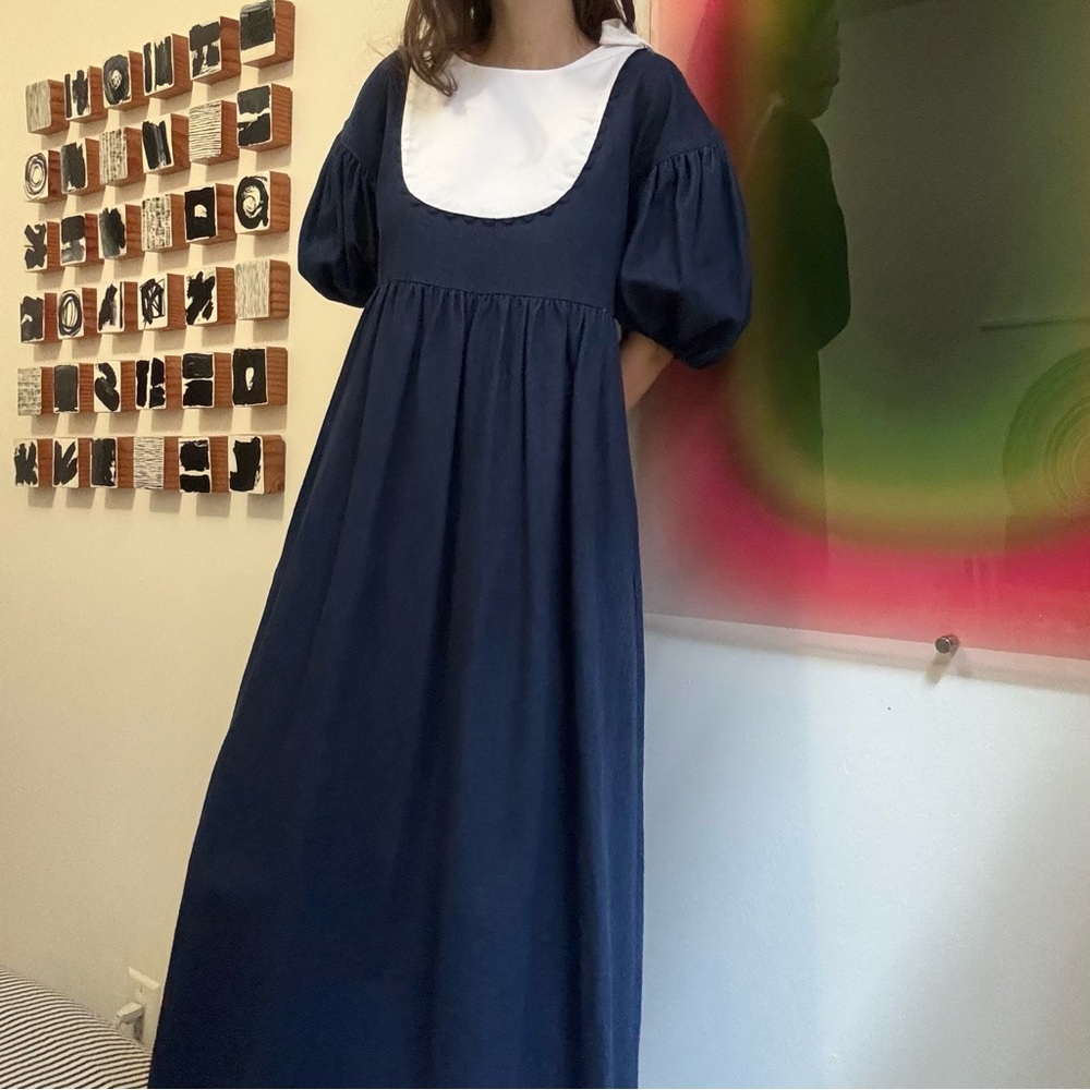 Kika Vargas Denim Dress